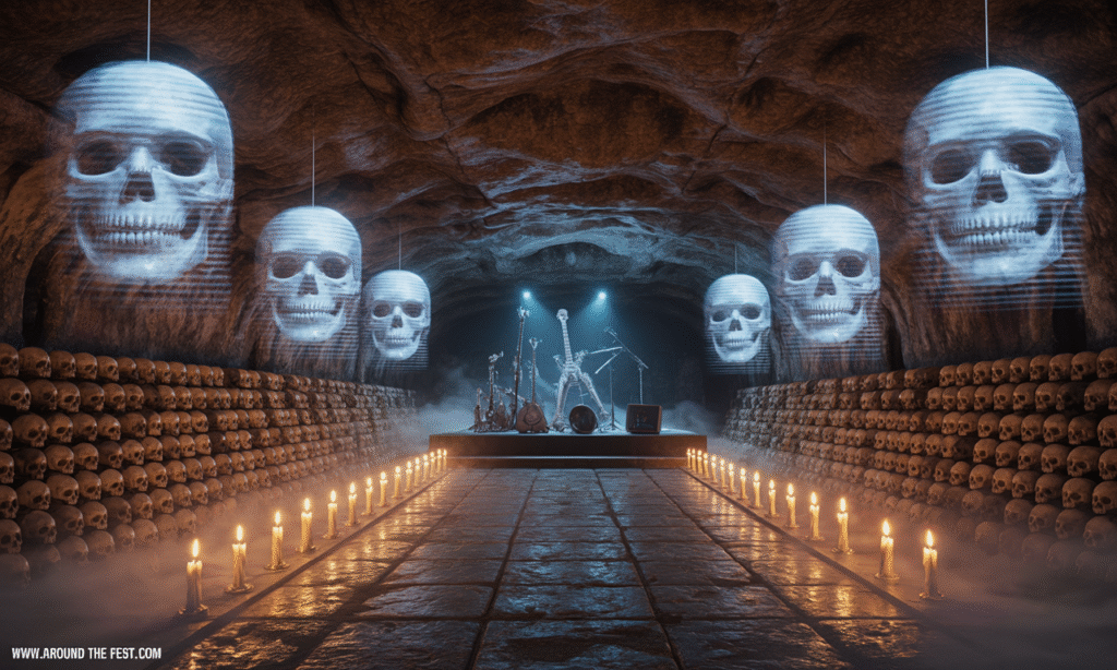 Candlelit tour inside the haunted Paris Catacombs – Halloween edition
