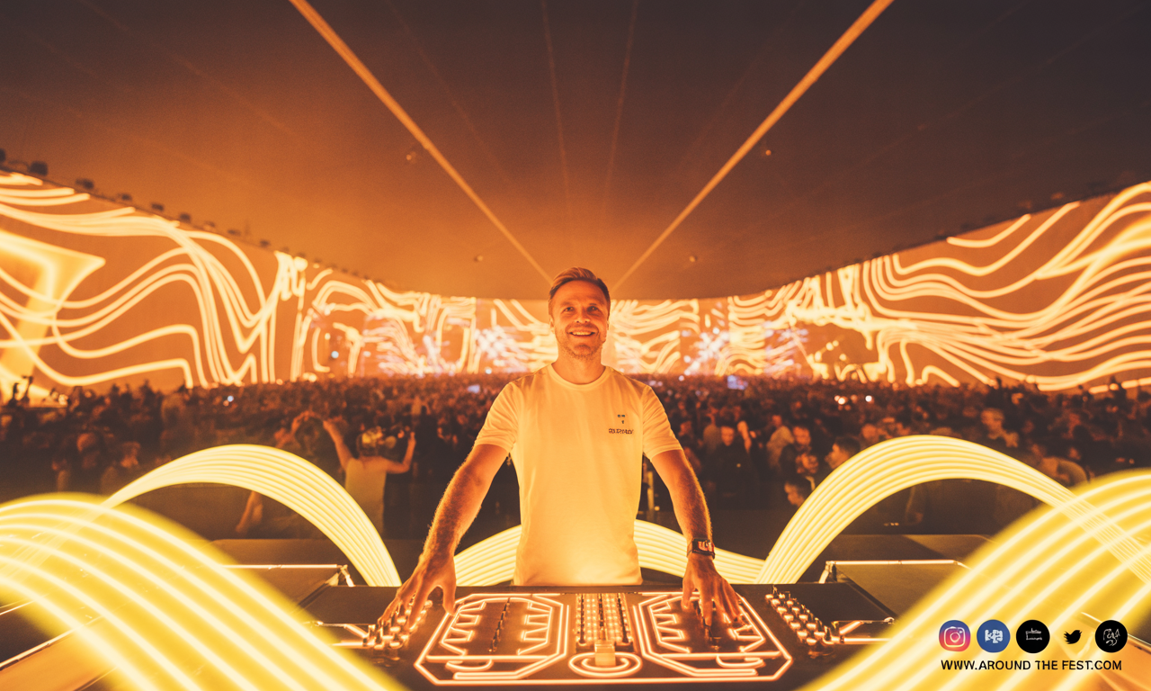 "Armin van Buuren at Soundstorm 2025 with uplifting trance melodies, hypnotic drops, and immersive stage visuals."