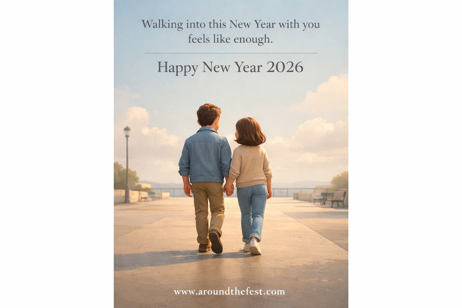 Walking into this New Year with you feels like enough.”