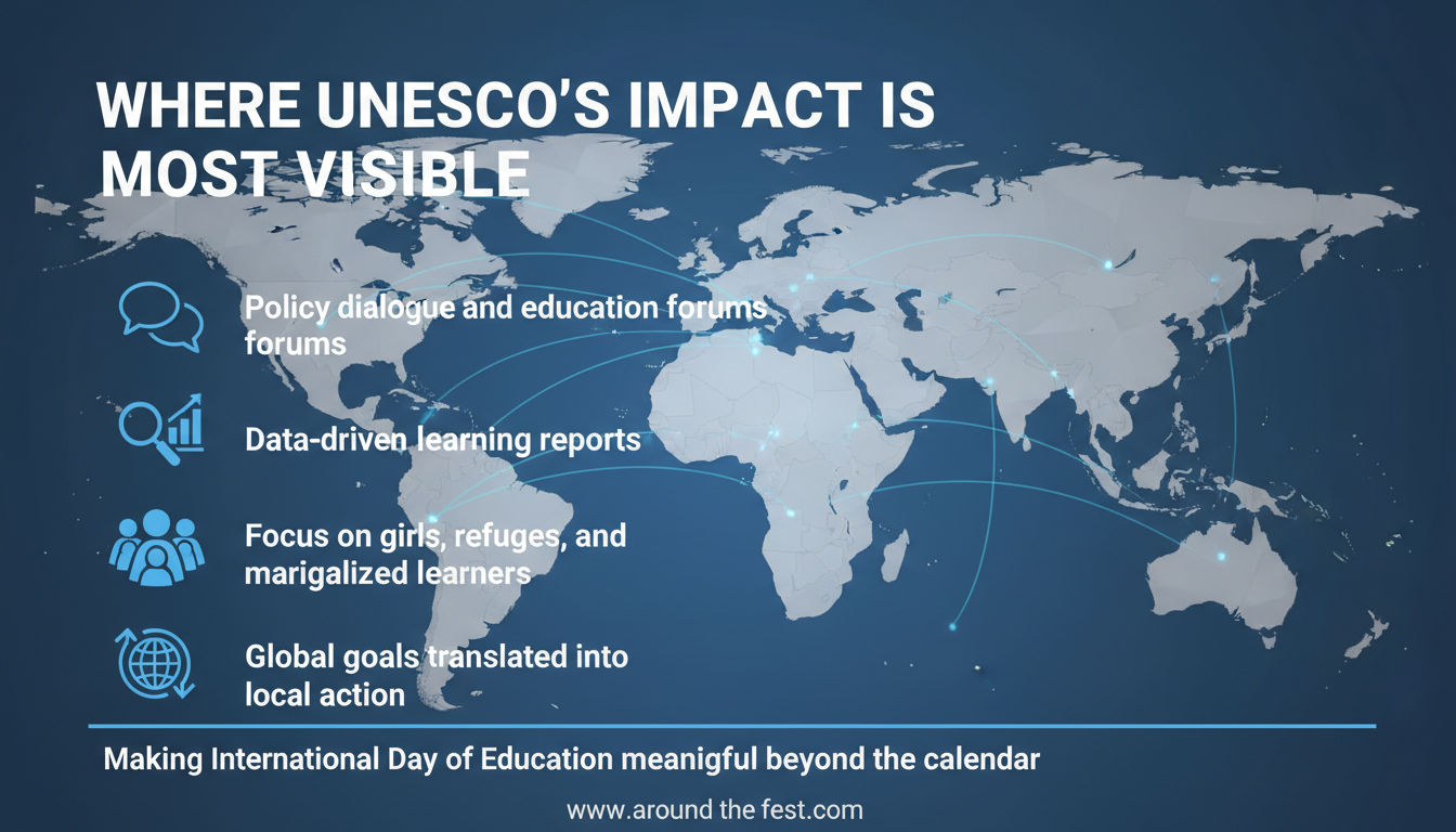UNESCO’s impact on International Day of Education January 24 through policy dialogue, data, and inclusive education action