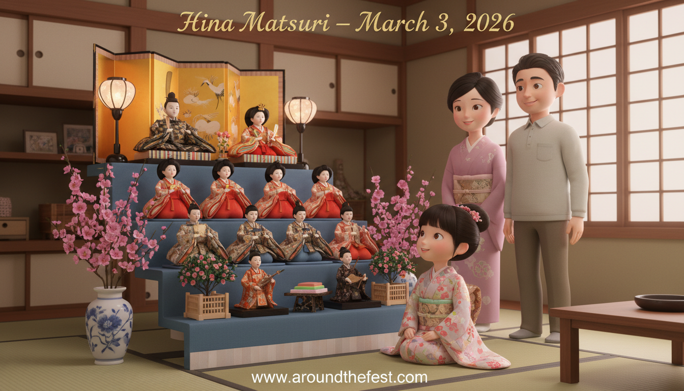 Hina Matsuri March 2026 featured in March 2026 Festivals and Events with Japan Girls’ Day tradition