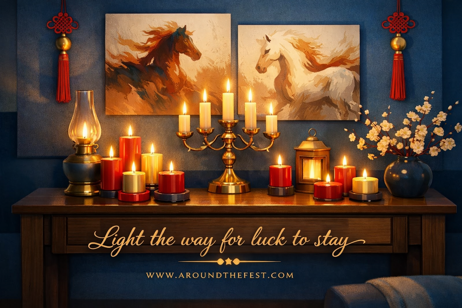  traditional candle display for spiritual protection