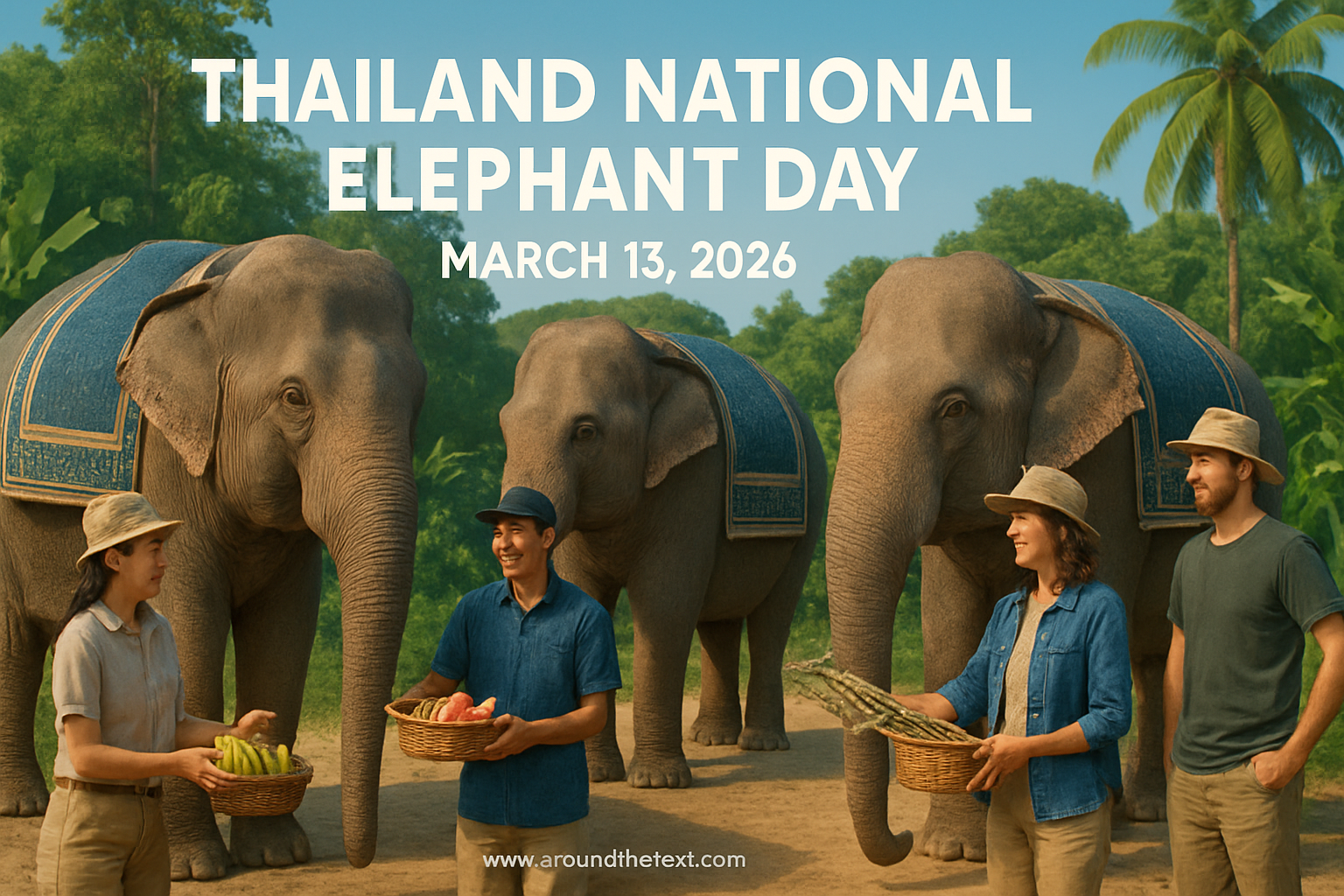 Thailand National Elephant Day March 2026 featured in global March 2026 festivals and events guide